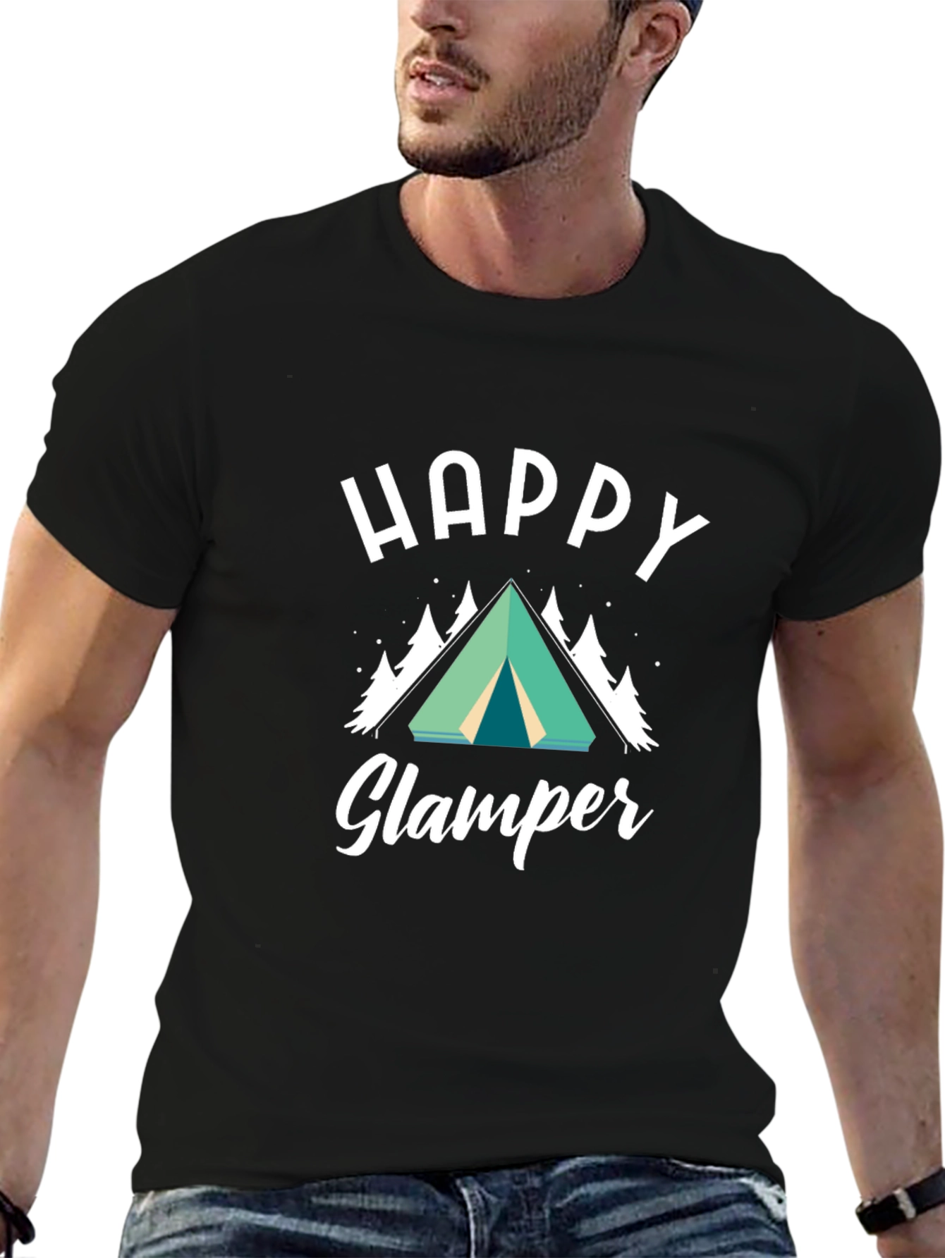 Happy Glamper Graphic Tee - Camping T-Shirt