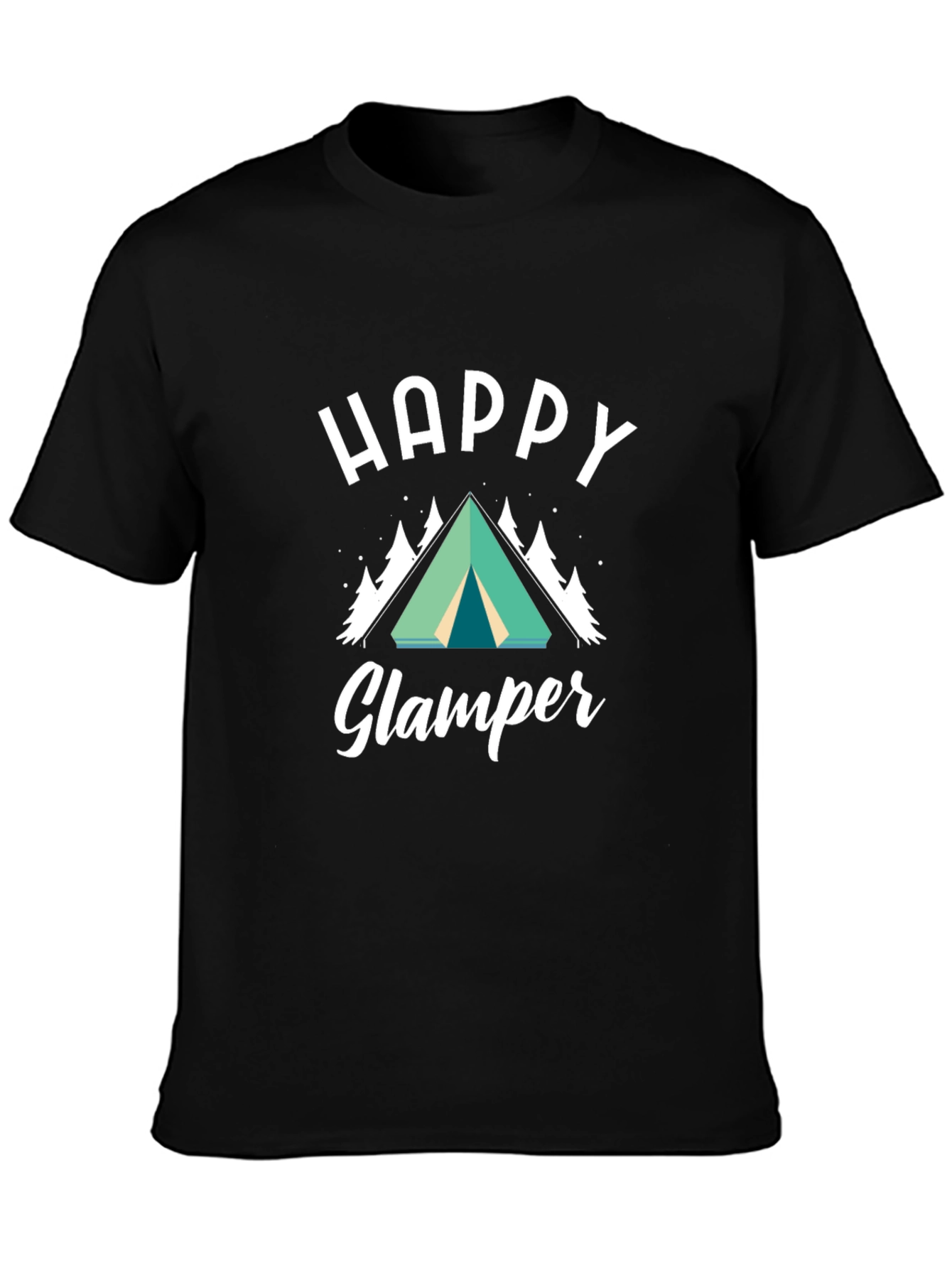 Happy Glamper Graphic Tee - Camping T-Shirt