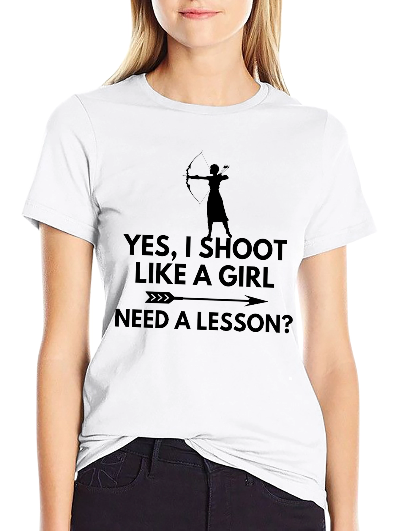 Yes I Shoot Like A Girl T-Shirt