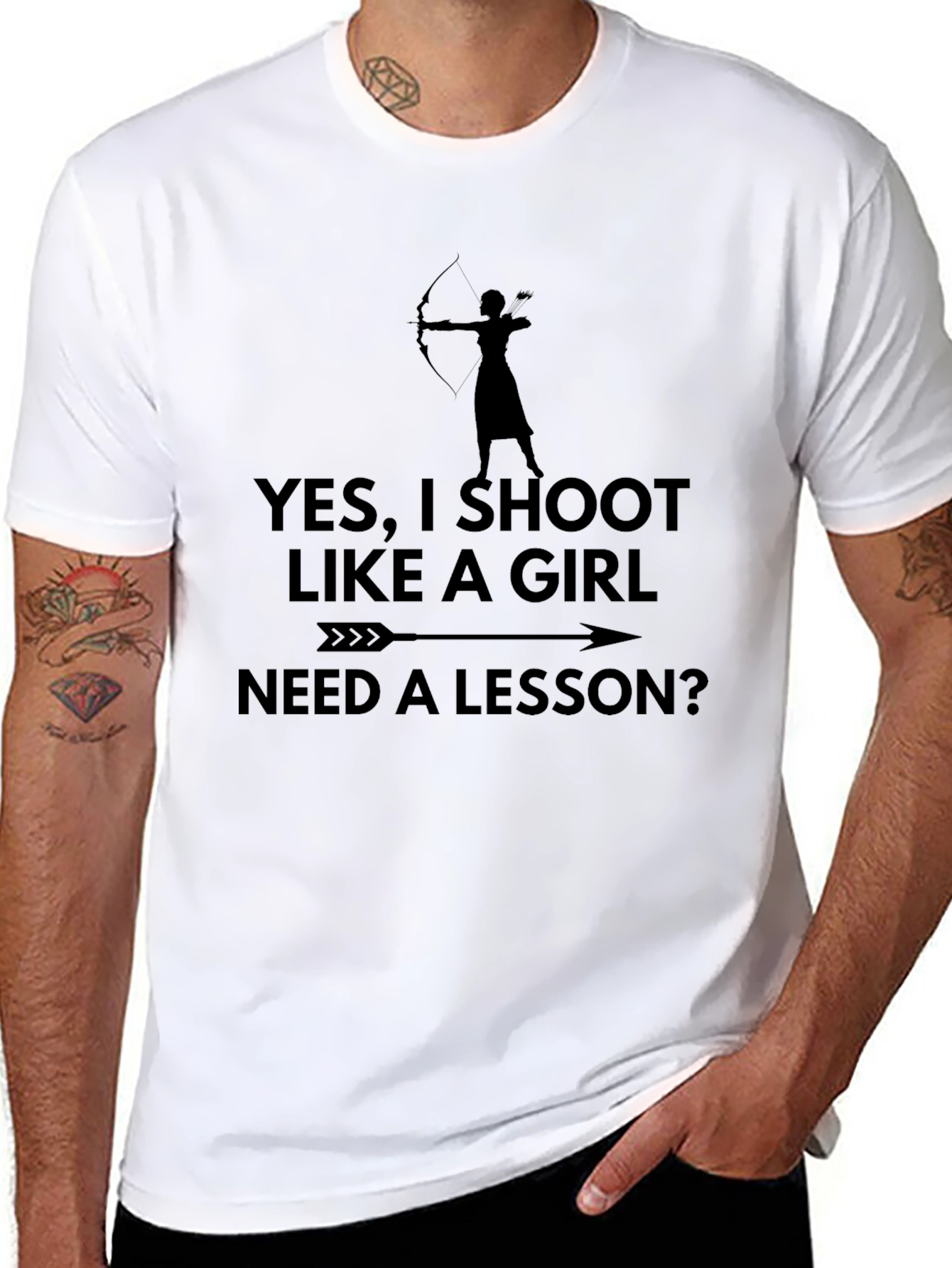 Yes I Shoot Like A Girl T-Shirt