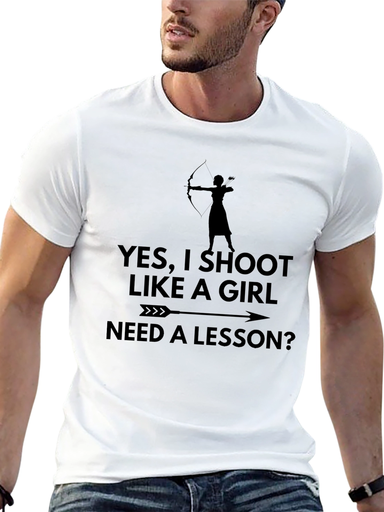 Yes I Shoot Like A Girl T-Shirt