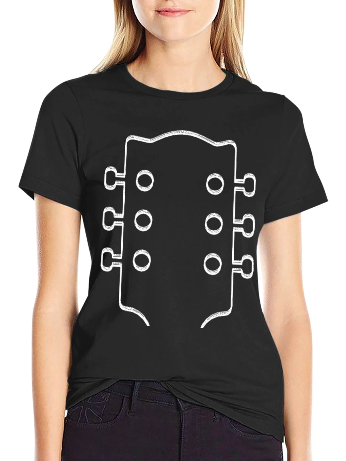 Guitar Headstock Graphic T-Shirt