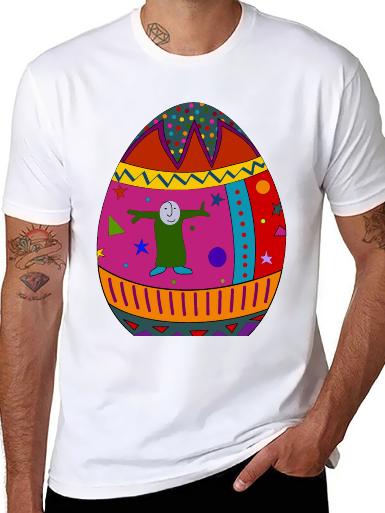 Funky Easter Egg T-Shirt