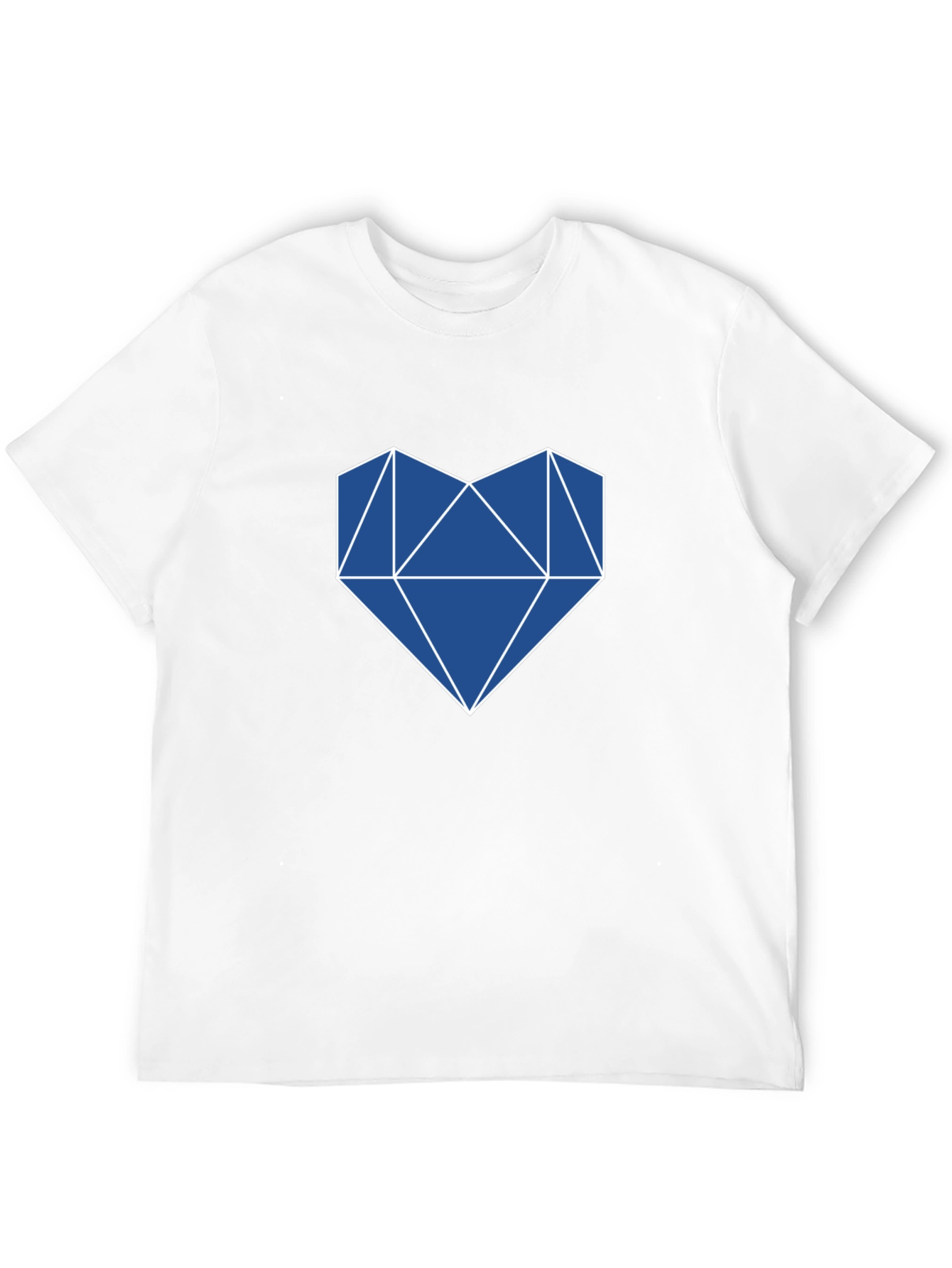 Geometric Heart T-Shirt - Modern & Stylish