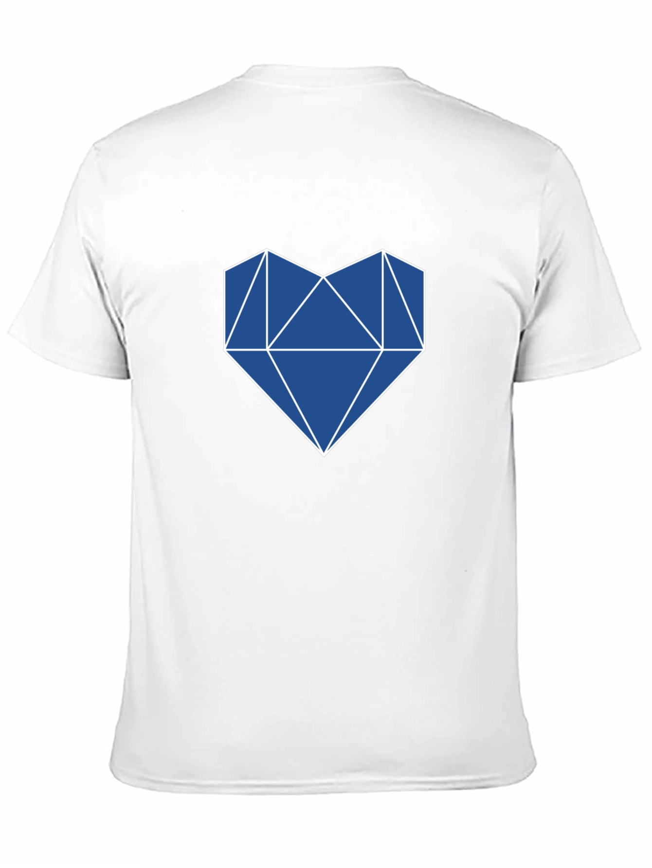 Geometric Heart T-Shirt - Modern & Stylish