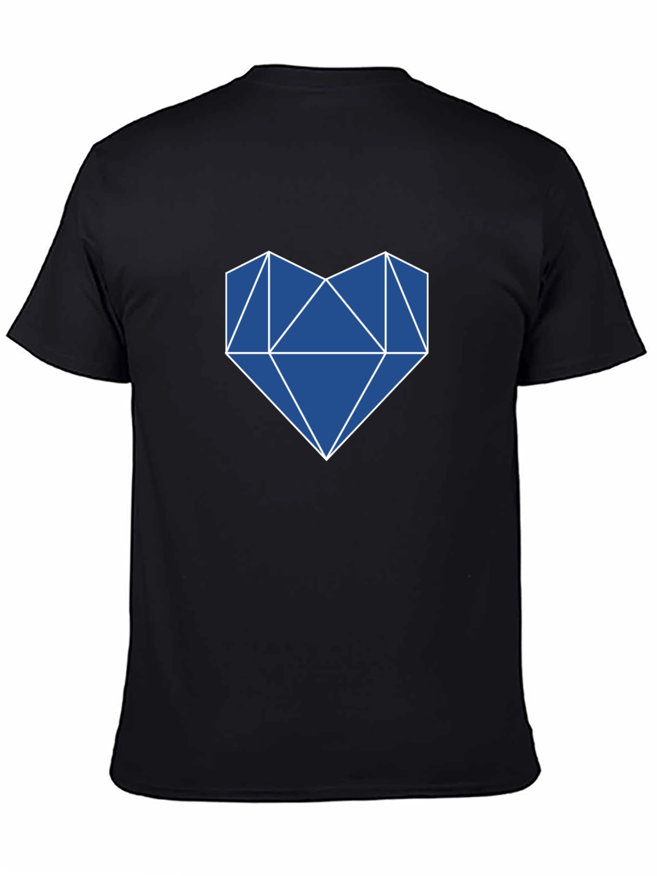 Geometric Heart T-Shirt - Modern & Stylish