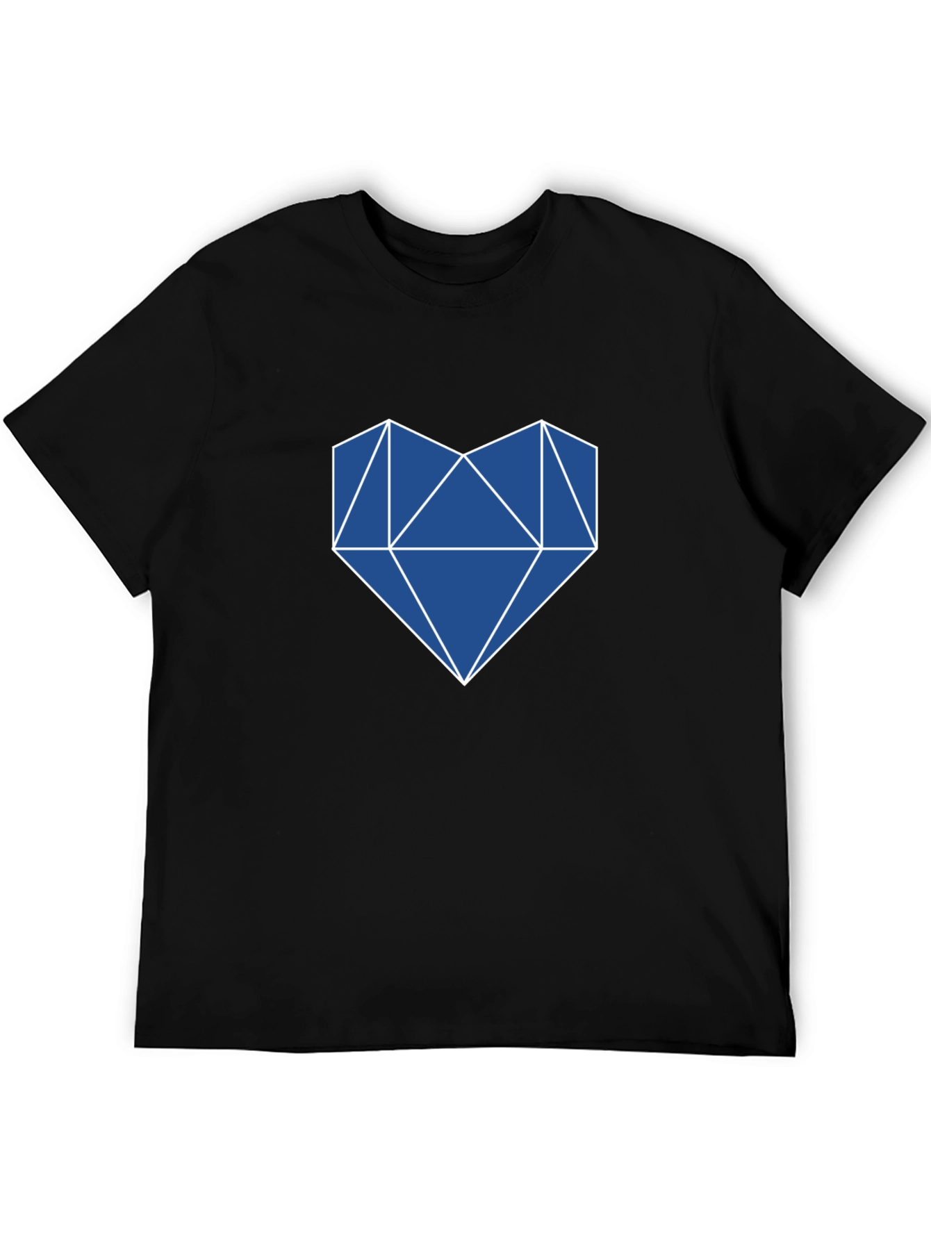 Geometric Heart T-Shirt - Modern & Stylish