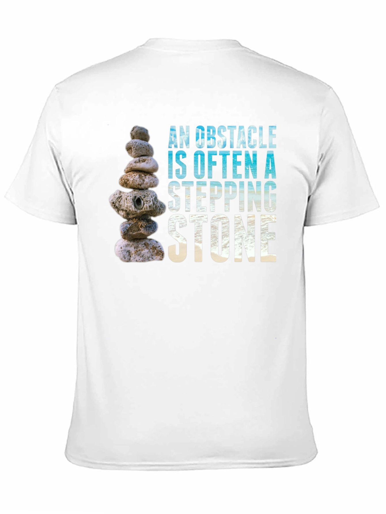 Obstacle Stepping Stone Graphic T-Shirt