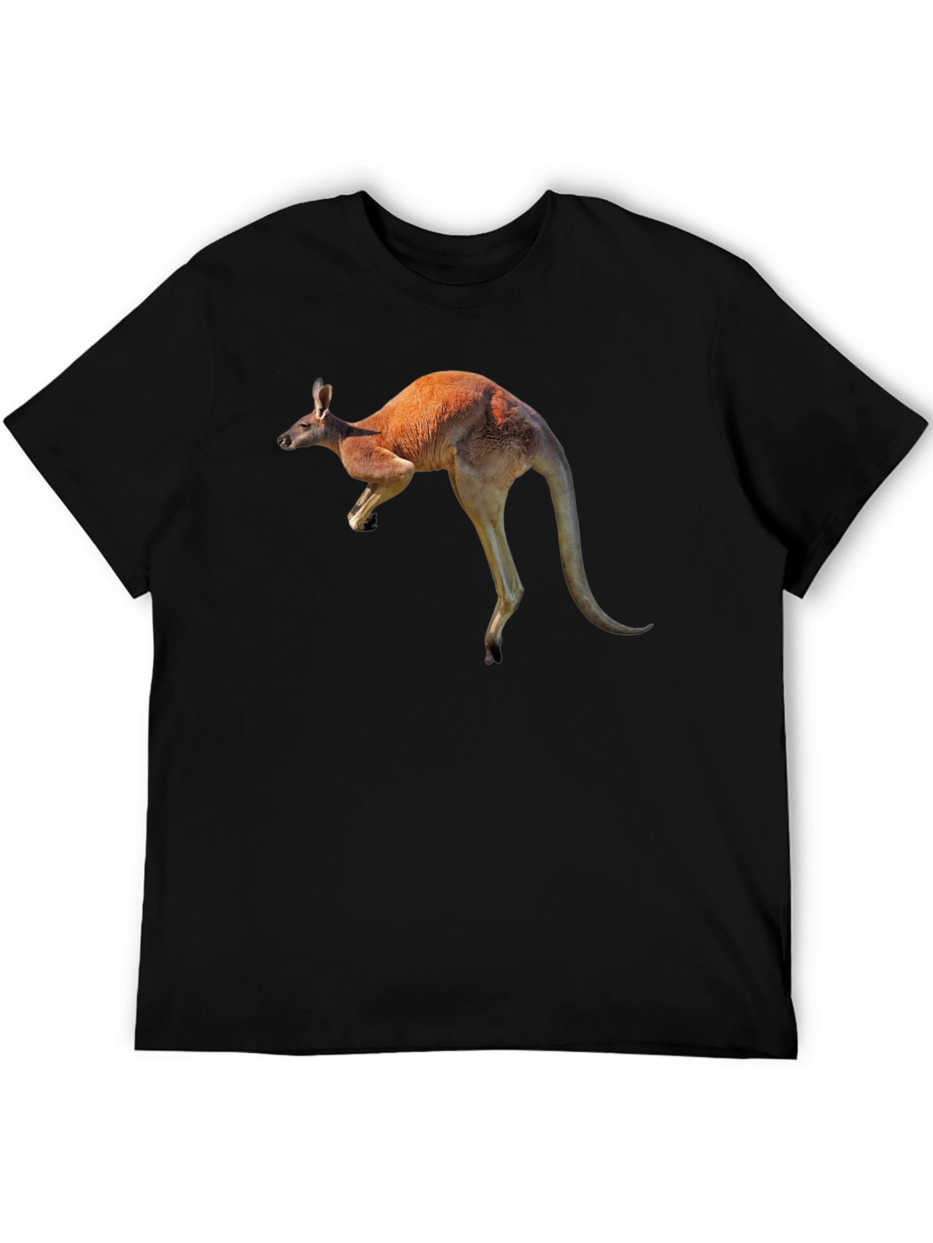 Kangaroo Graphic Tee - Black