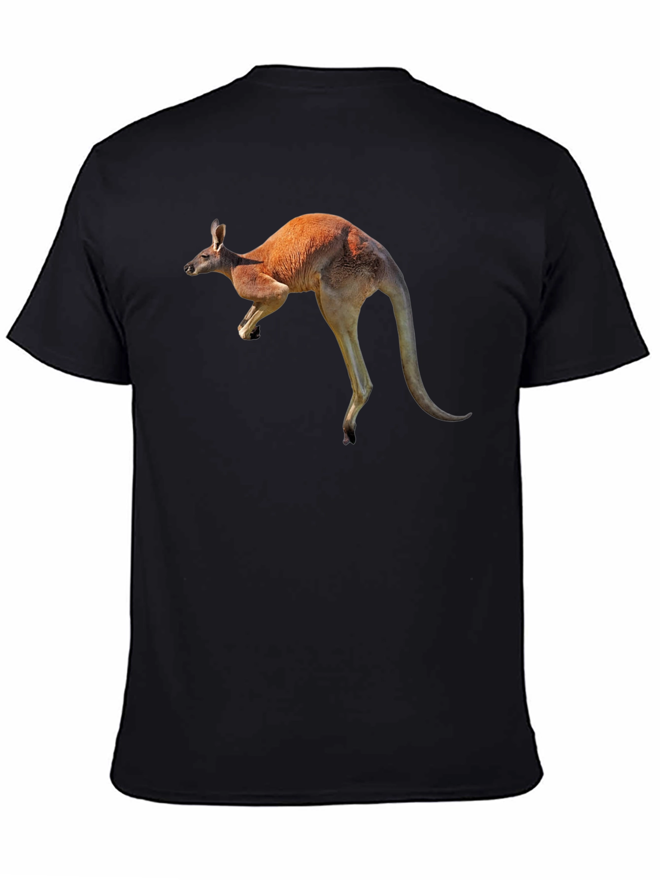 Kangaroo Graphic Tee - Black