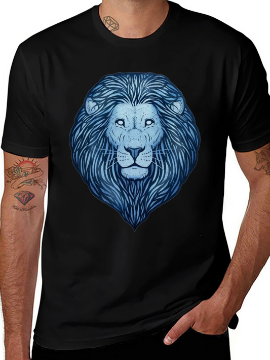 Lion Graphic Tee - Mens Black T-Shirt