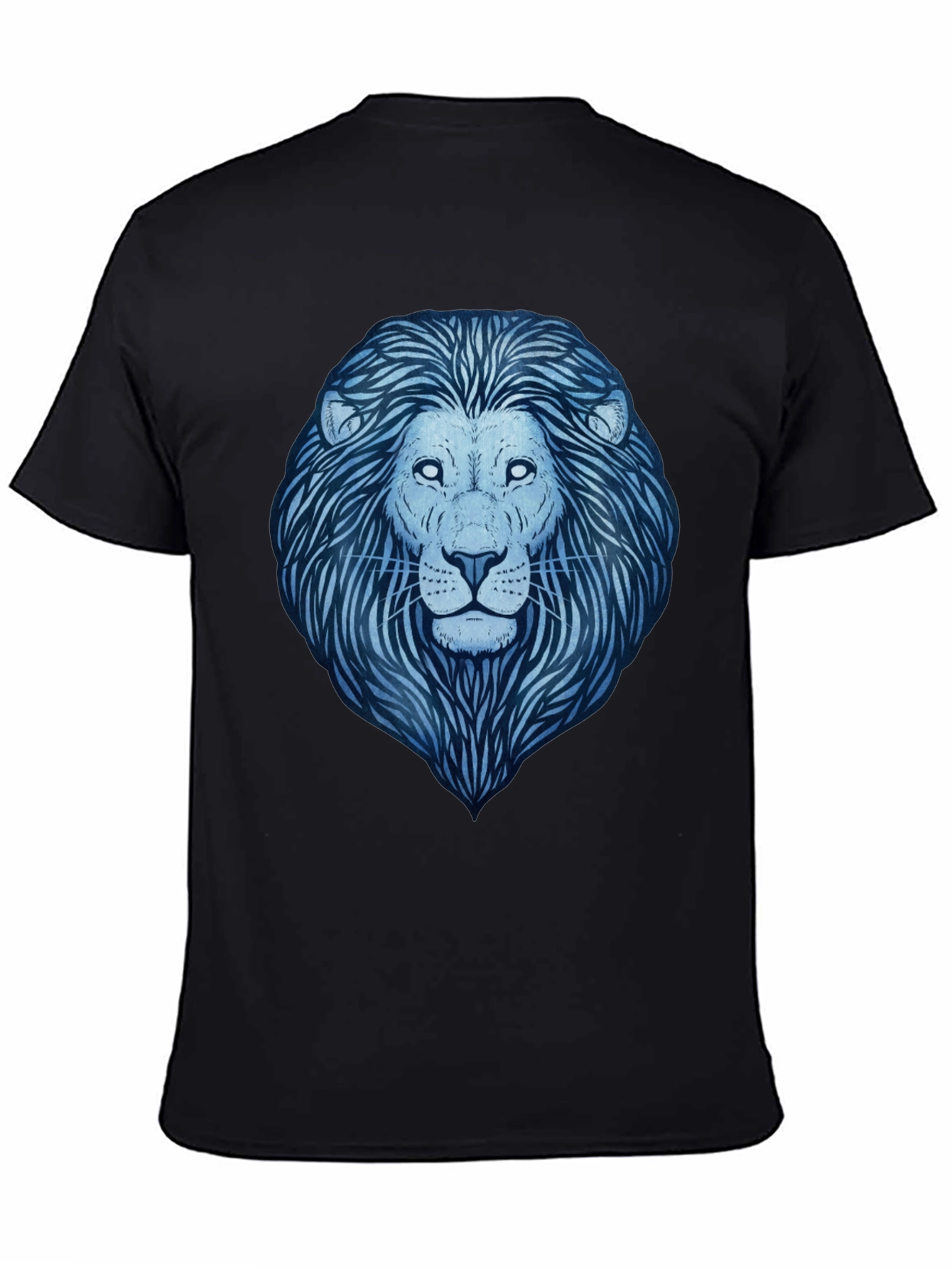 Lion Graphic Tee - Mens Black T-Shirt