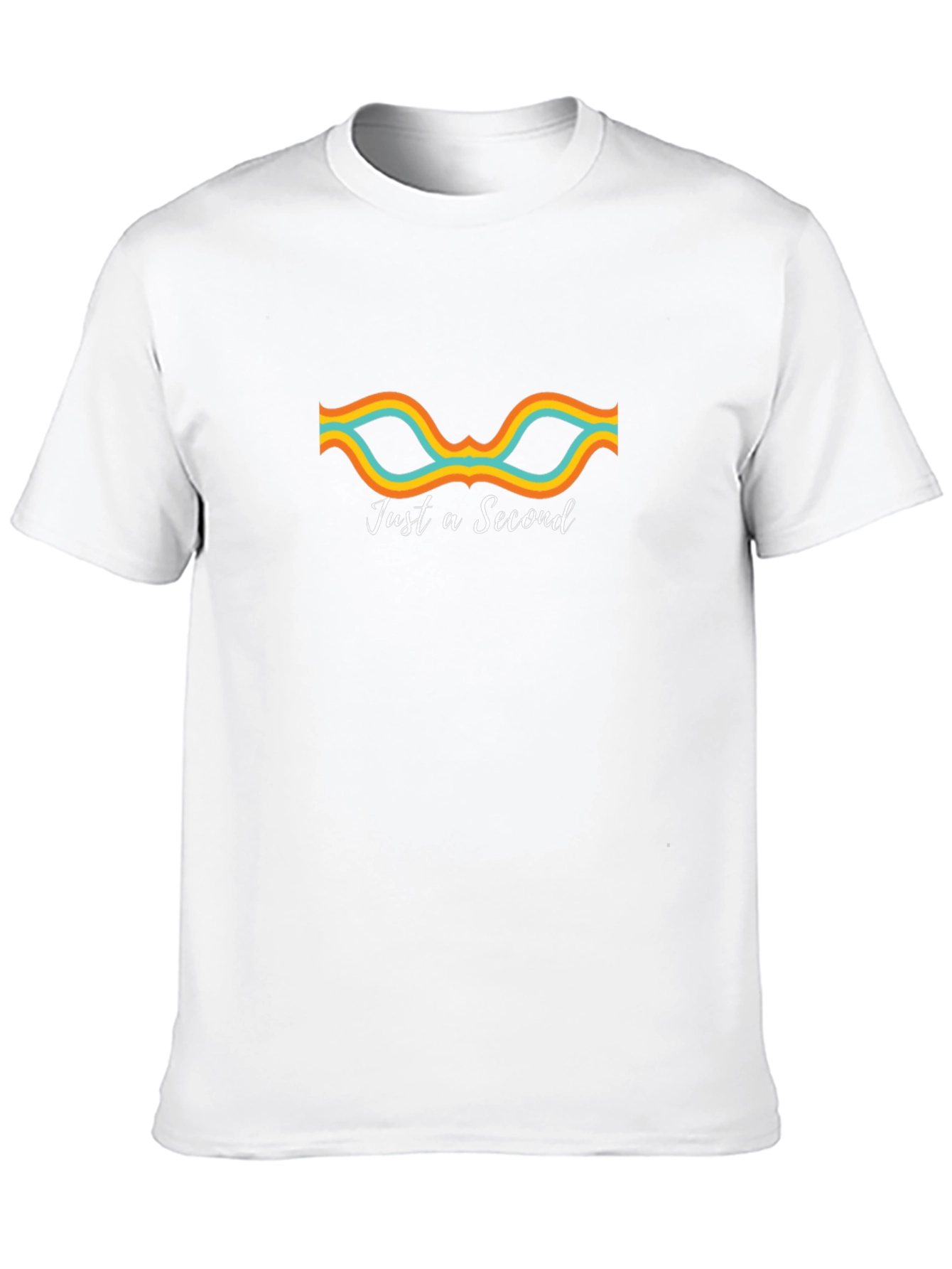 Retro Style Just a Second Graphic T-Shirt