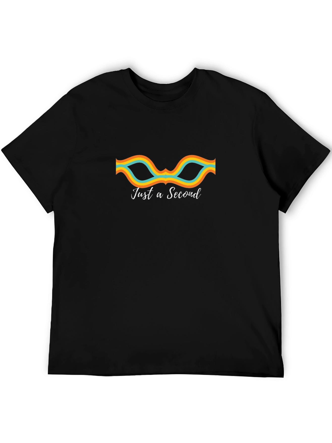 Retro Style Just a Second Graphic T-Shirt