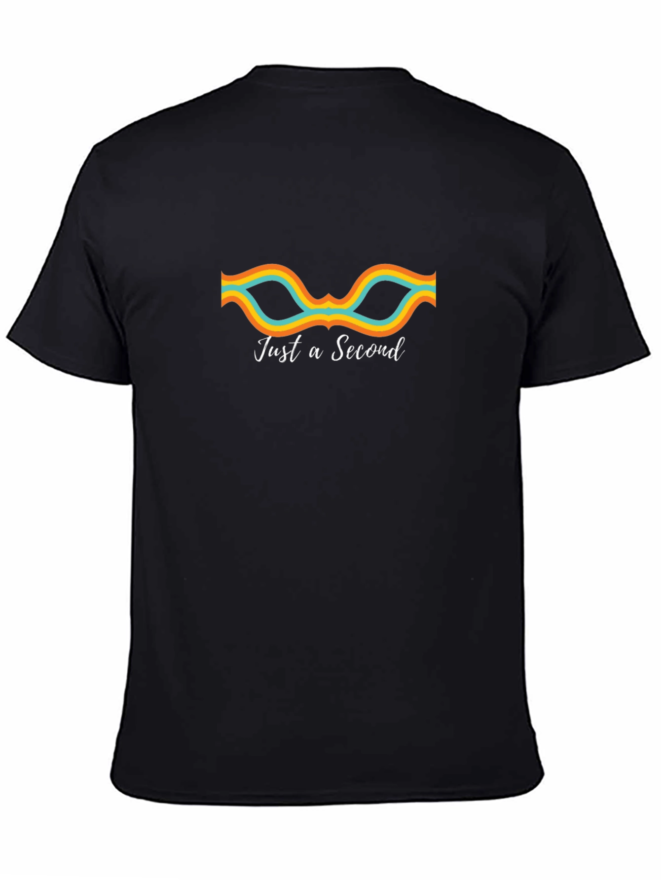 Retro Style Just a Second Graphic T-Shirt