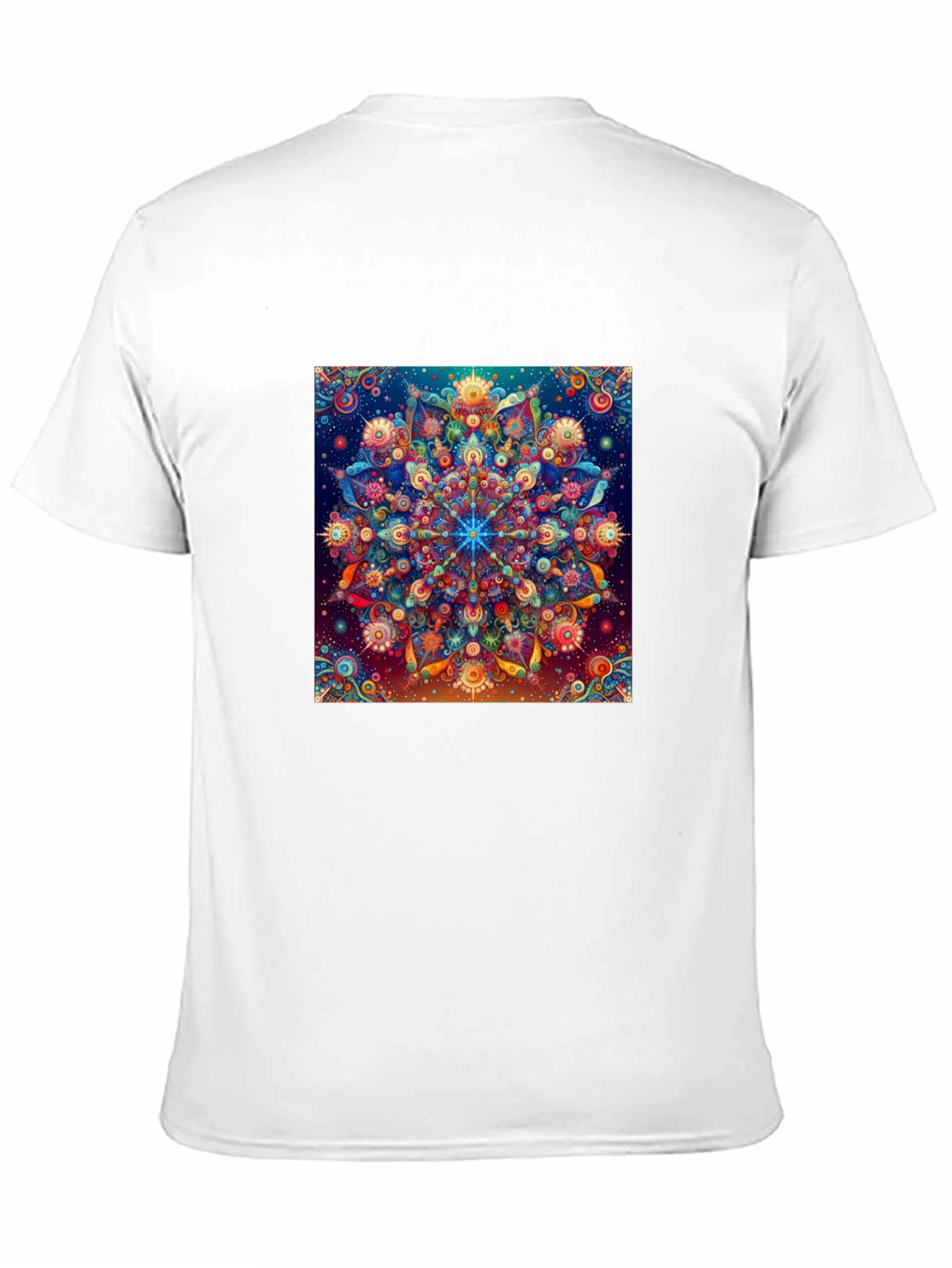 Psychedelic Mandala Graphic Tee - Unique Art T-Shirt