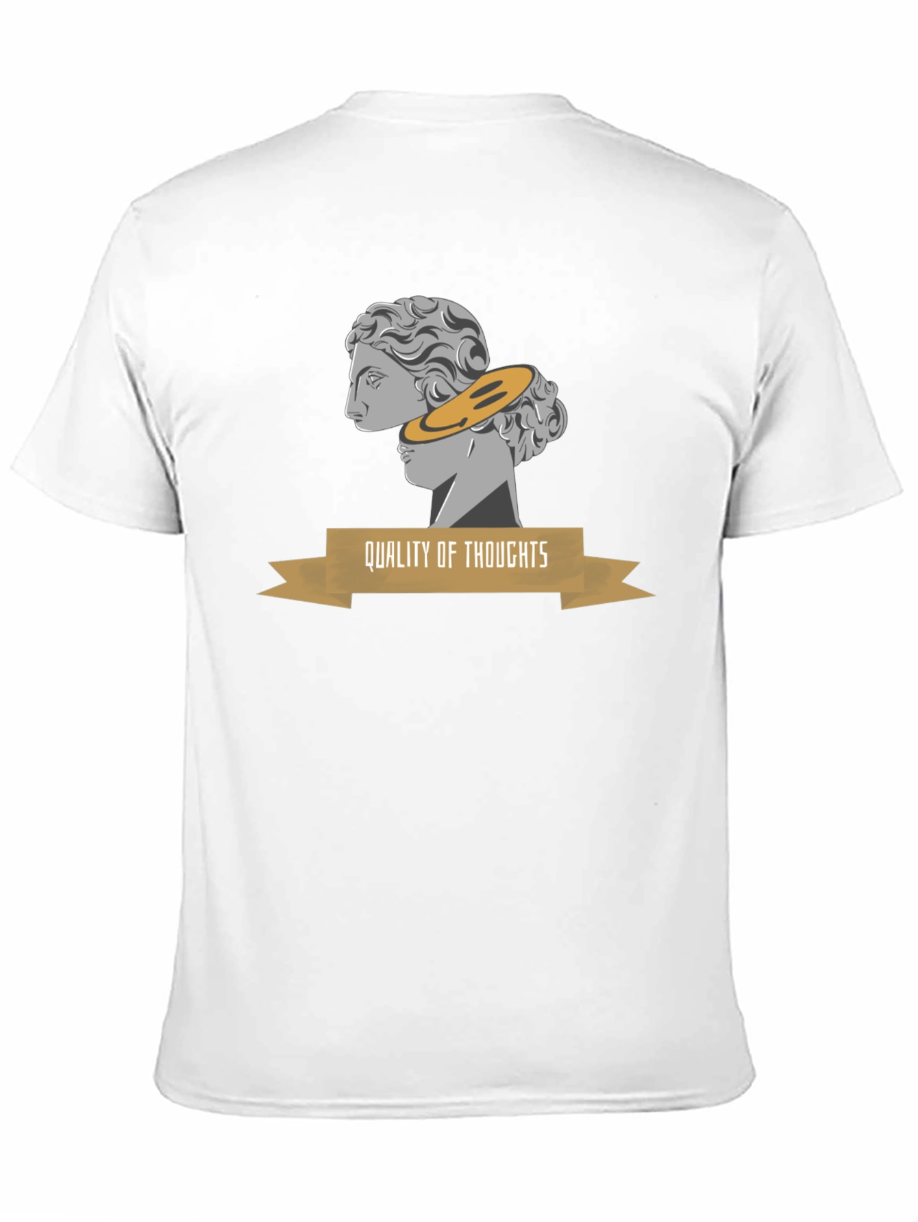 Quality of Thoughts Graphic Tee - Stylish Black T-Shirt