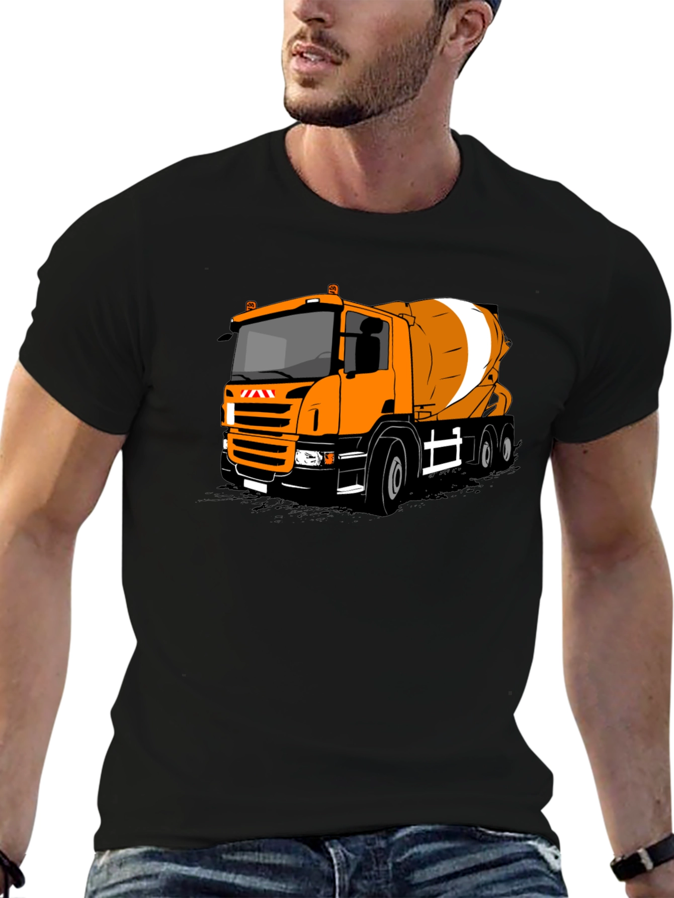 Cement Mixer Truck T-Shirt - Bold Graphic Tee