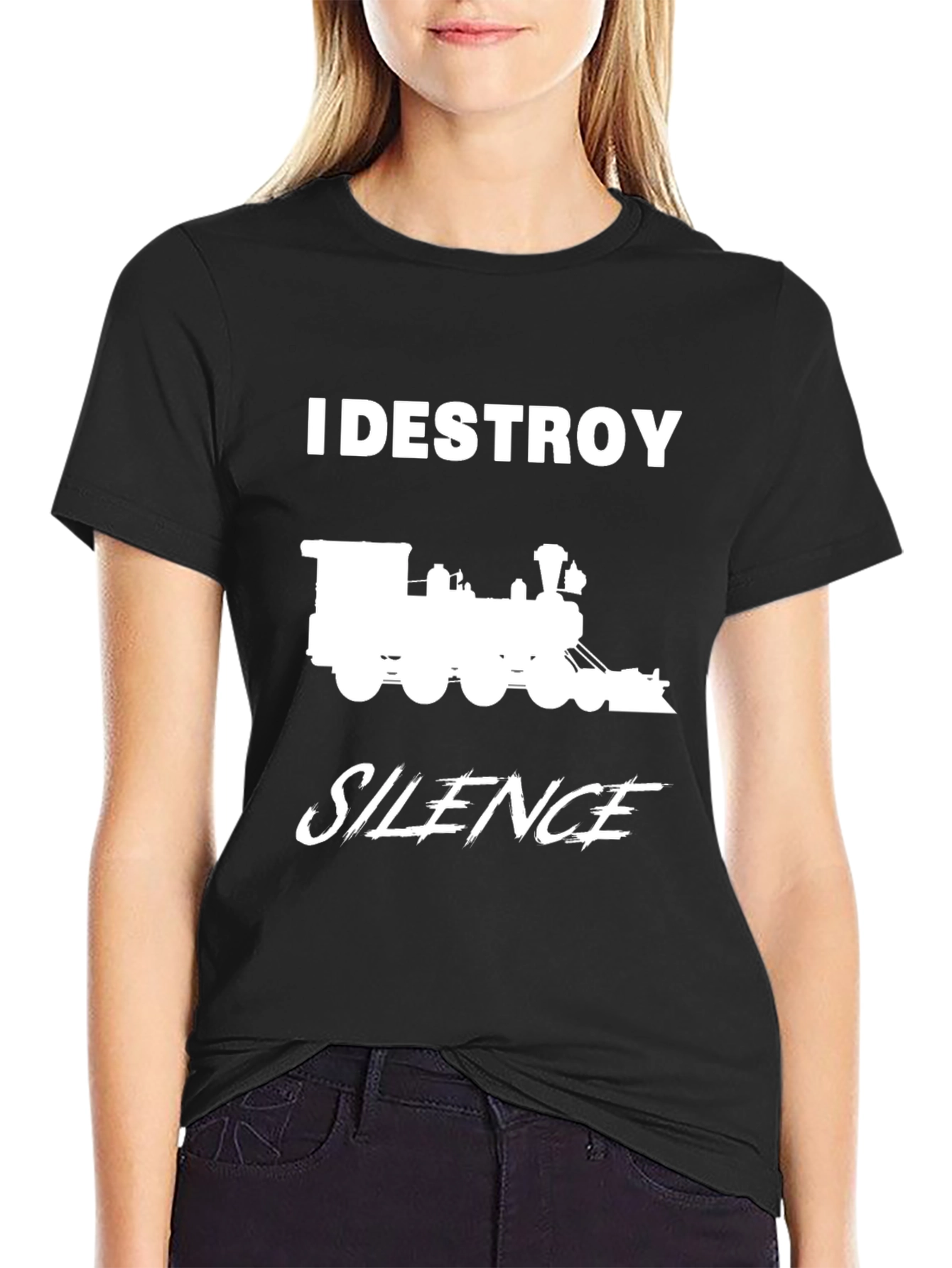 I Destroy Silence Train T-Shirt