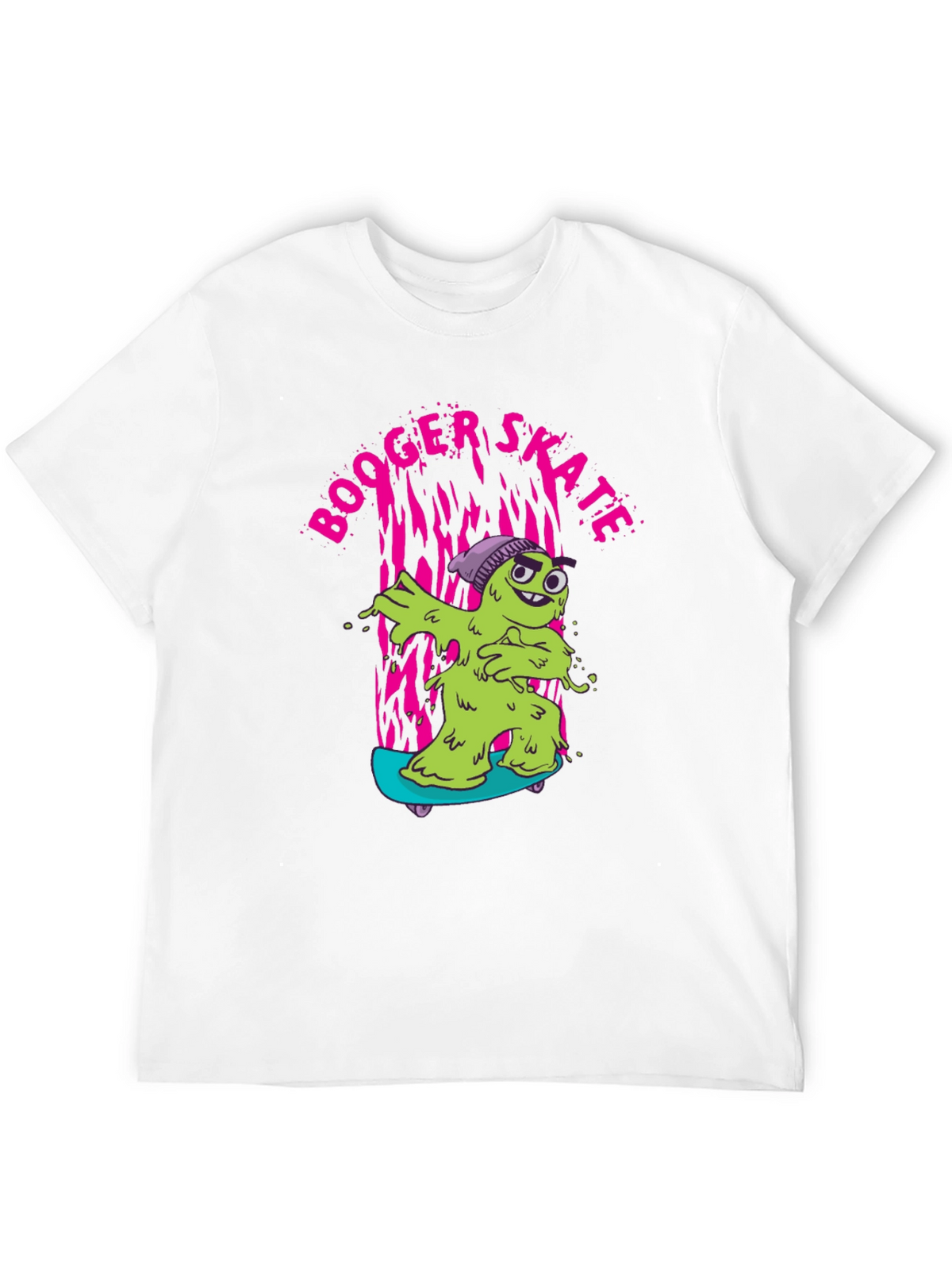 Booger Skate Graphic T-Shirt - Unique Design