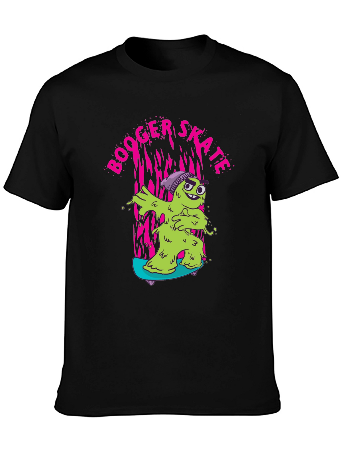 Booger Skate Graphic T-Shirt - Unique Design