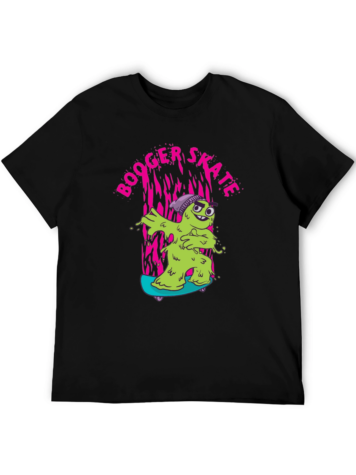 Booger Skate Graphic T-Shirt - Unique Design