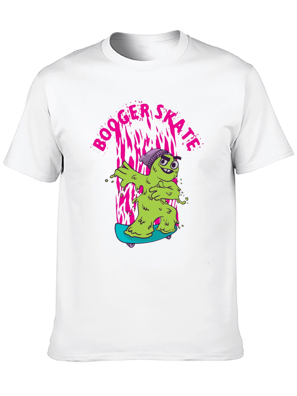 Booger Skate Graphic T-Shirt - Unique Design