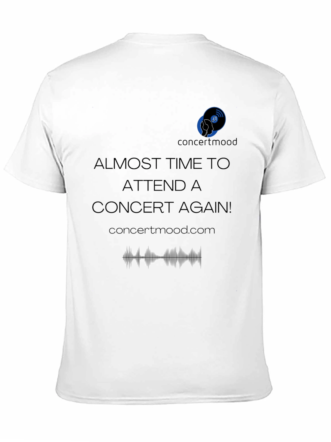 Concert Mood Black T-Shirt - Music Lover Apparel