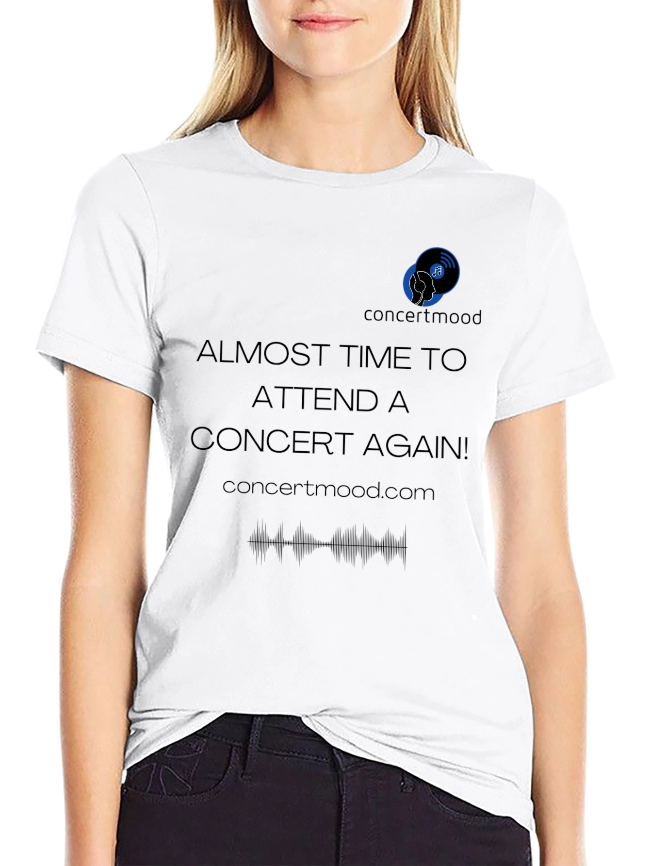 Concert Mood Black T-Shirt - Music Lover Apparel