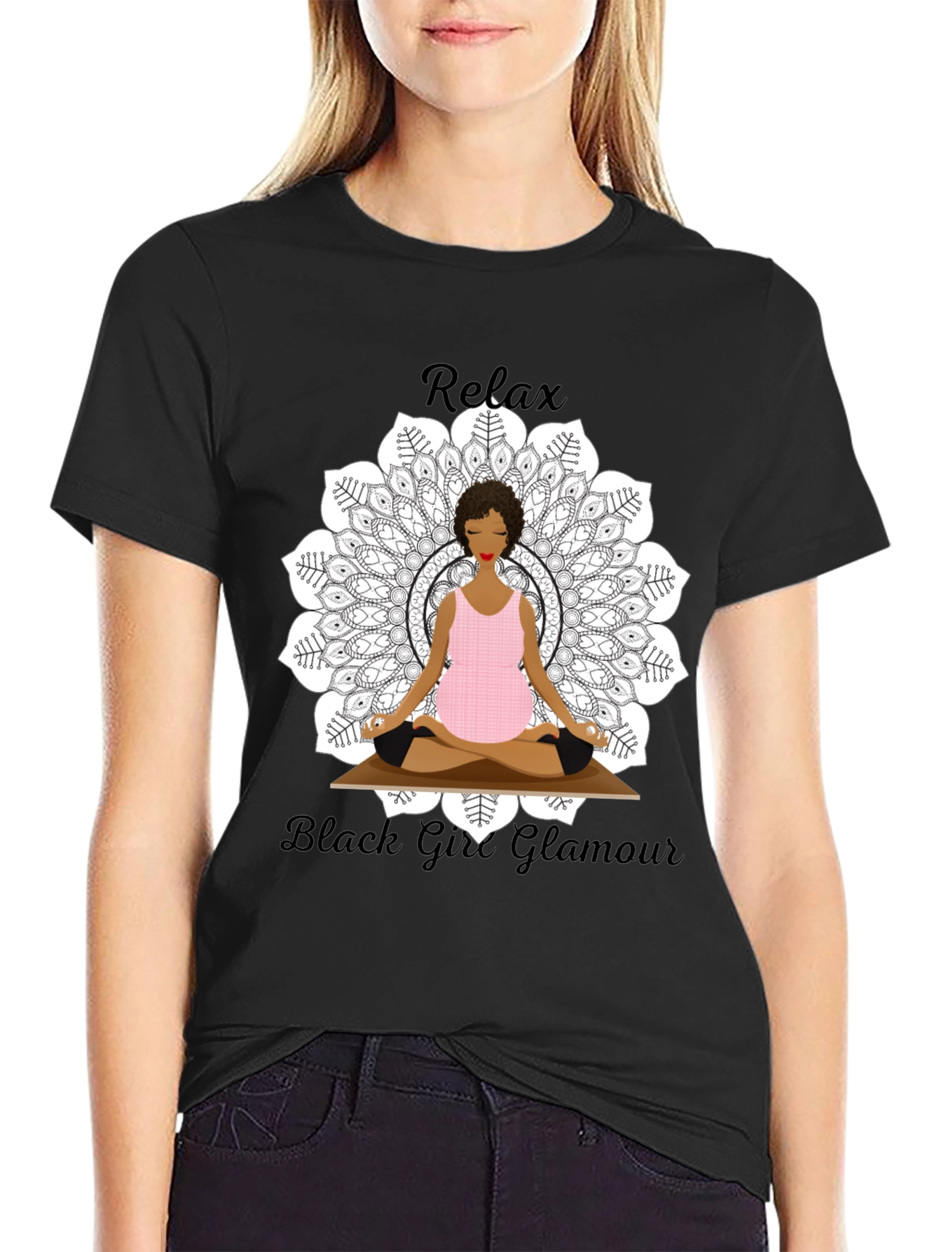 Relax Black Girl Glamour T-Shirt