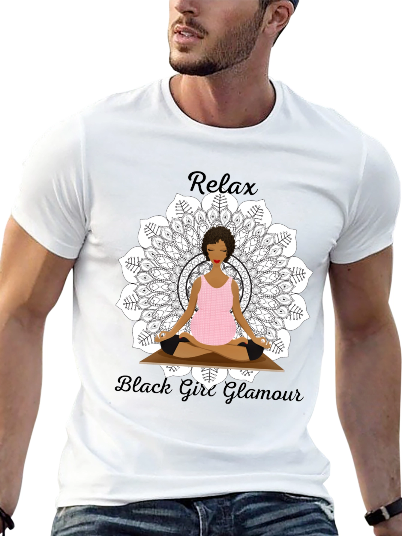 Relax Black Girl Glamour T-Shirt