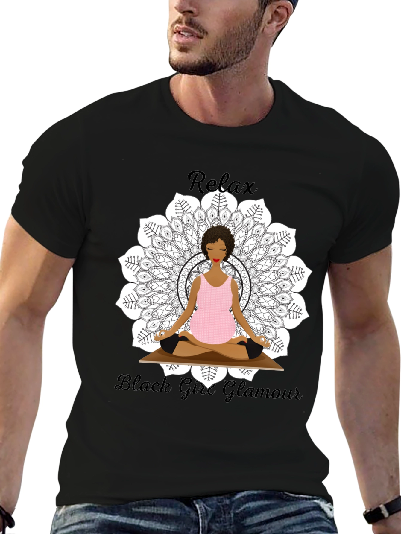 Relax Black Girl Glamour T-Shirt