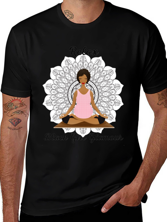 Relax Black Girl Glamour T-Shirt