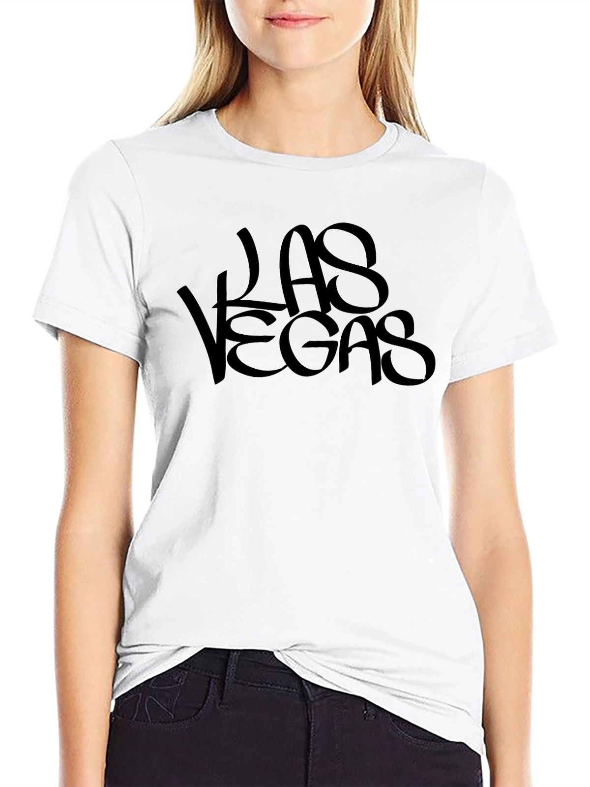 Las Vegas Tee - Black Graphic T-Shirt