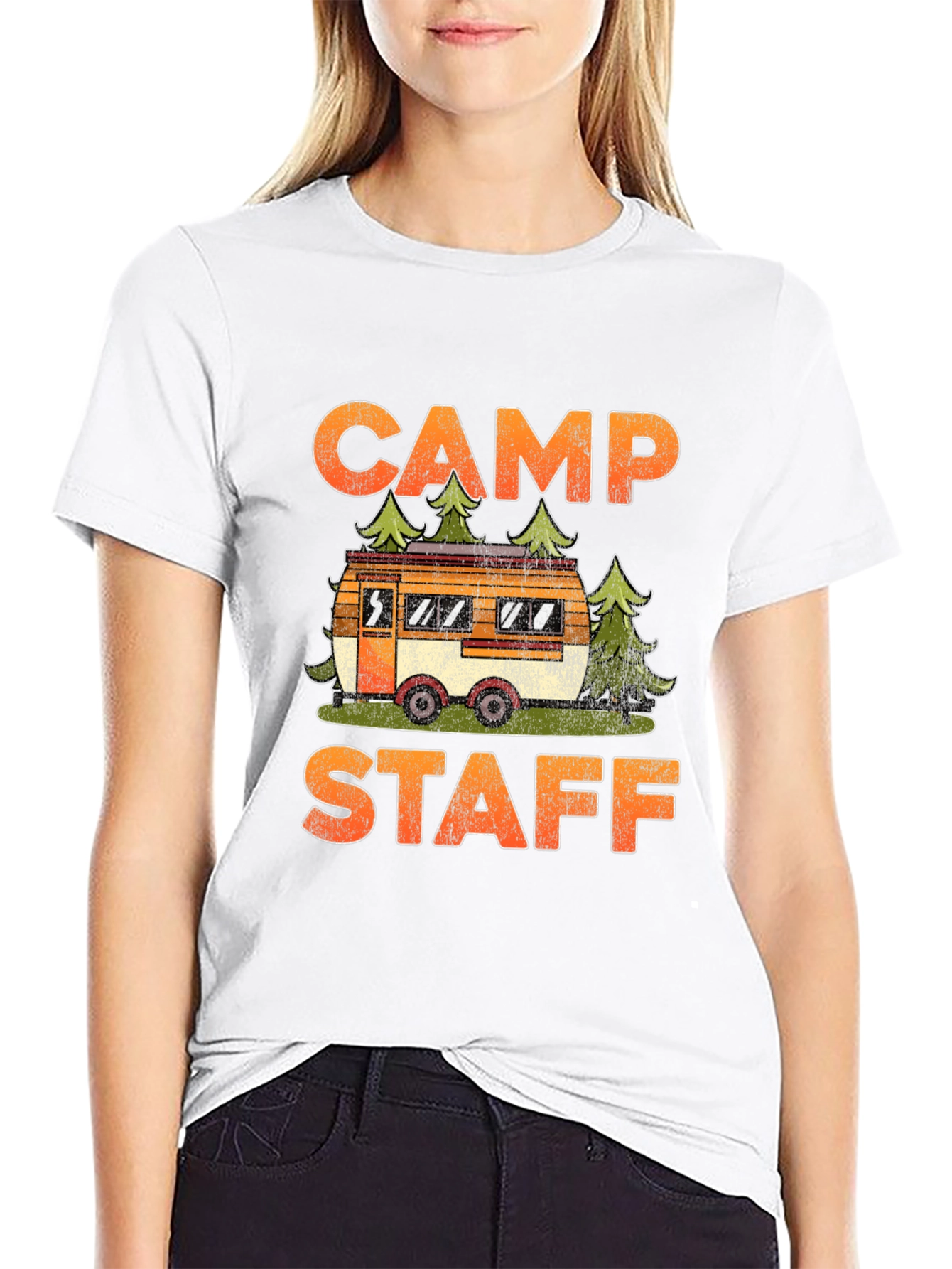 Camp Staff Graphic Tee - Camping Adventure T-Shirt