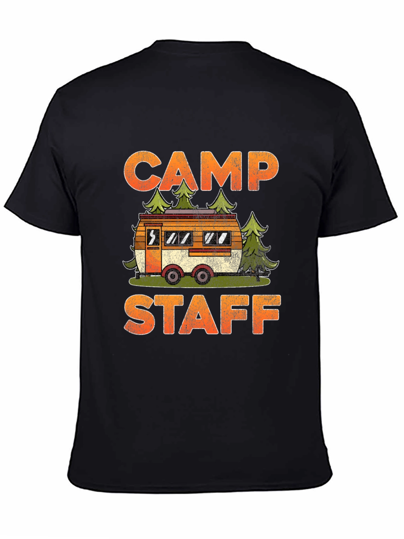 Camp Staff Graphic Tee - Camping Adventure T-Shirt