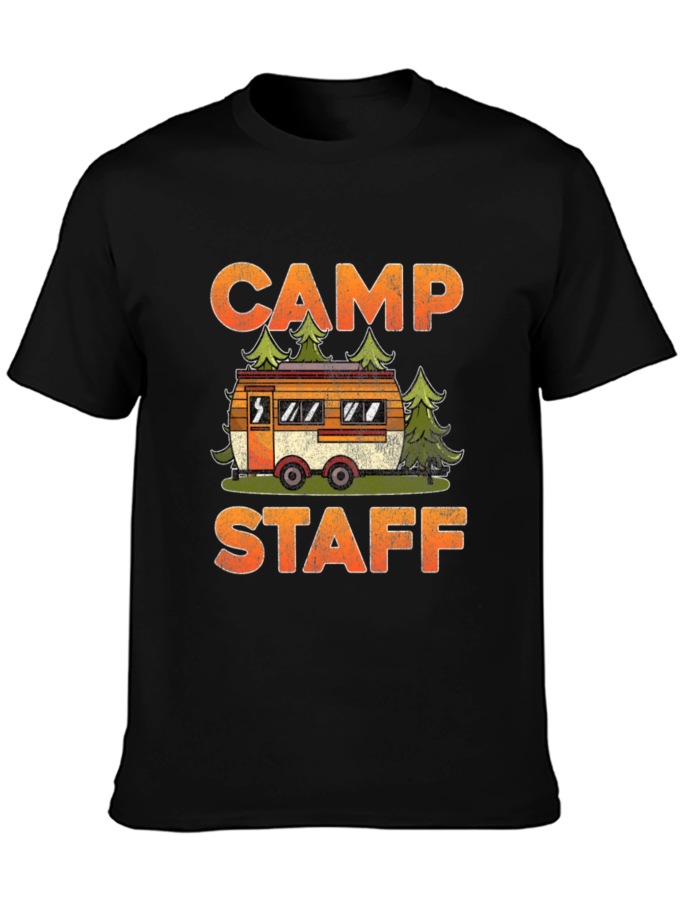 Camp Staff Graphic Tee - Camping Adventure T-Shirt