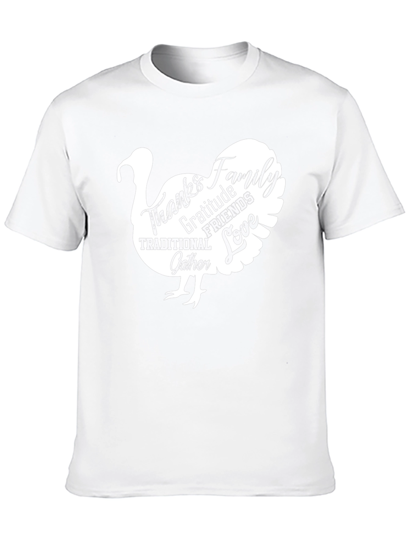 Thanksgiving Turkey T-Shirt - Family Friends Gratitude
