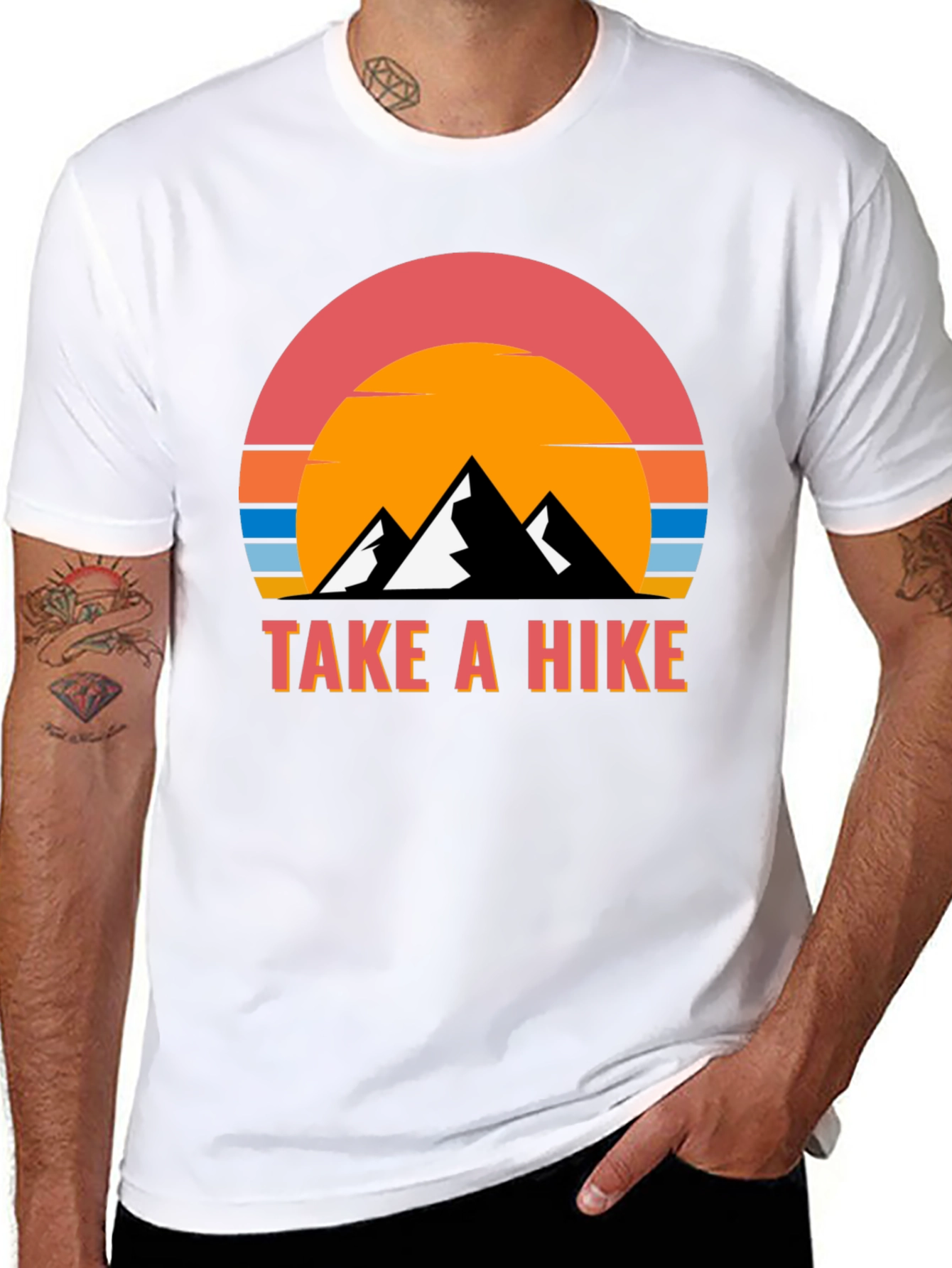 Retro Hiking T-Shirt - Take a Hike Design