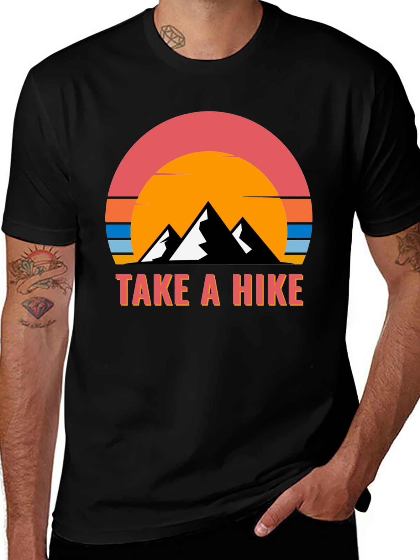 Retro Hiking T-Shirt - Take a Hike Design