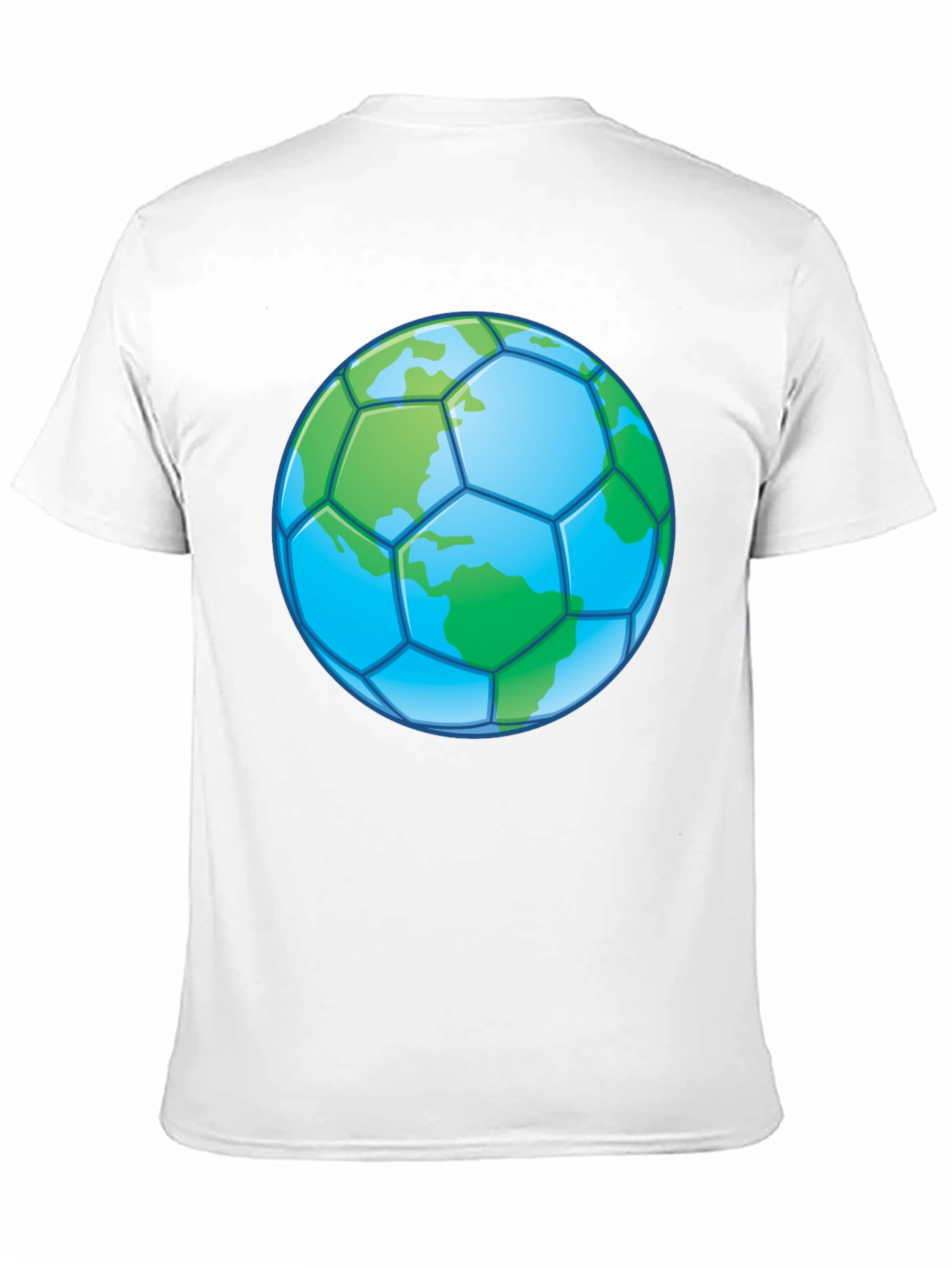 Earth Soccer Ball T-Shirt - Eco-Friendly Graphic Tee