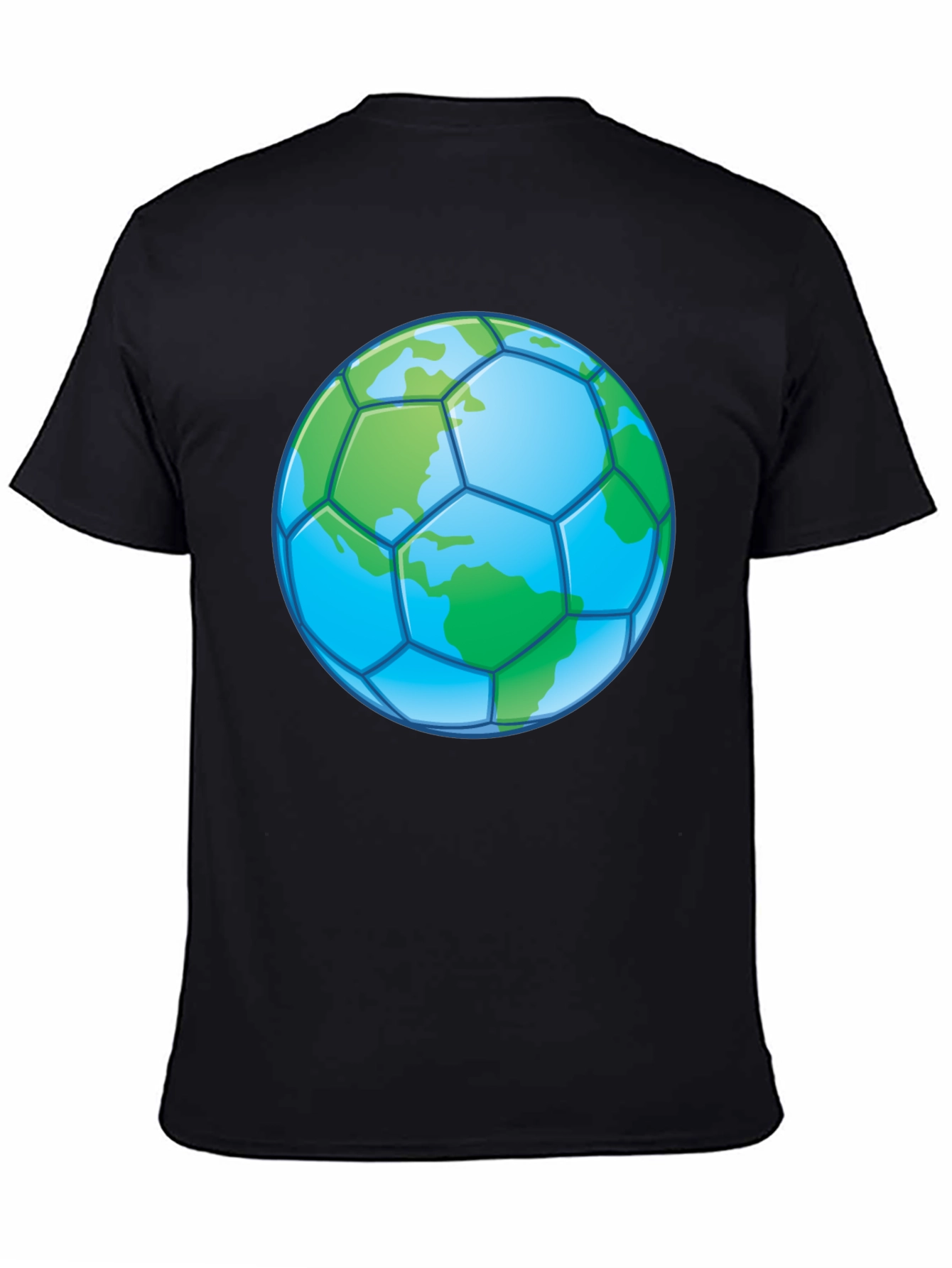 Earth Soccer Ball T-Shirt - Eco-Friendly Graphic Tee