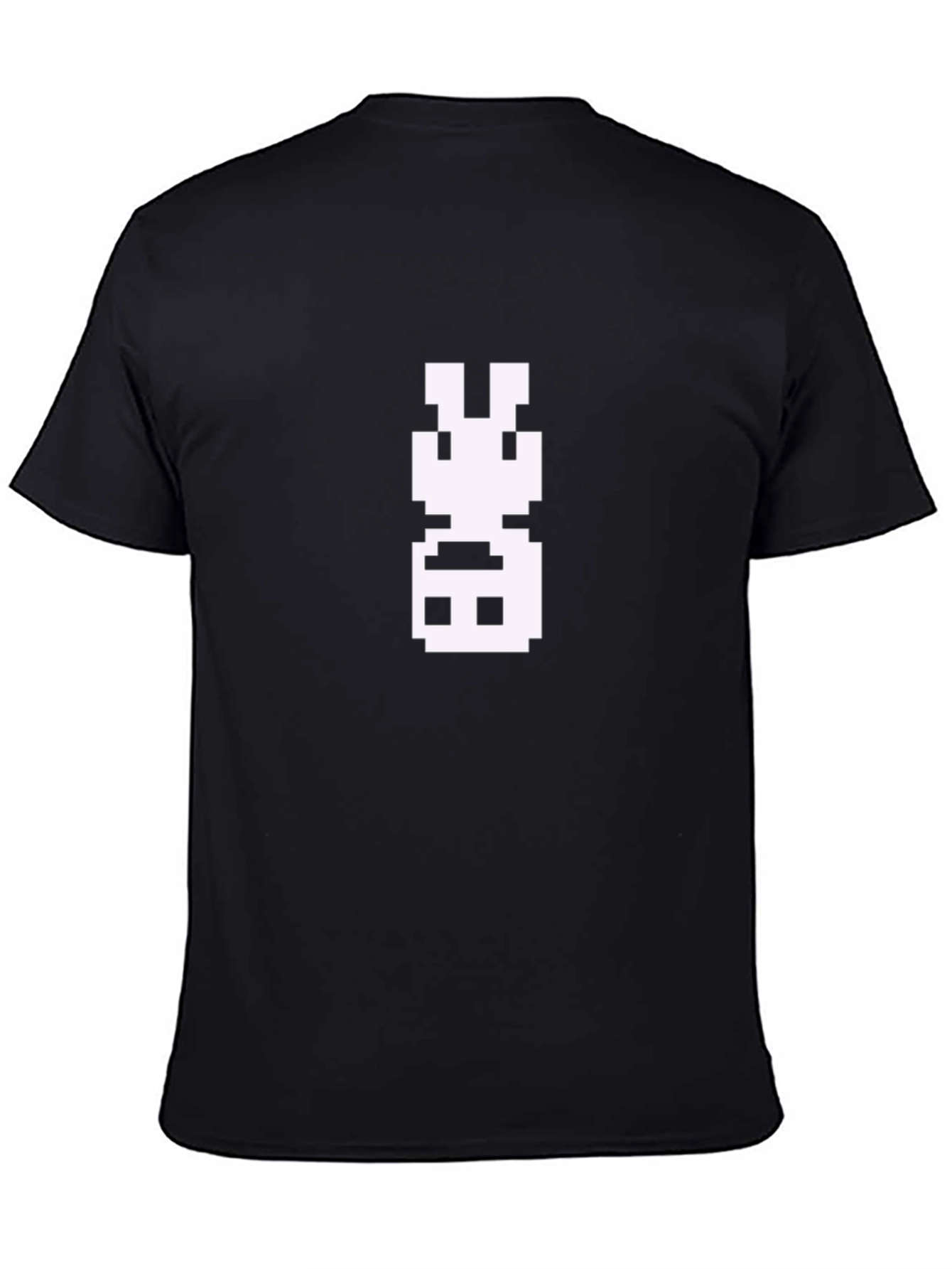 Pixel Bunny Black Tee - Gamer Style