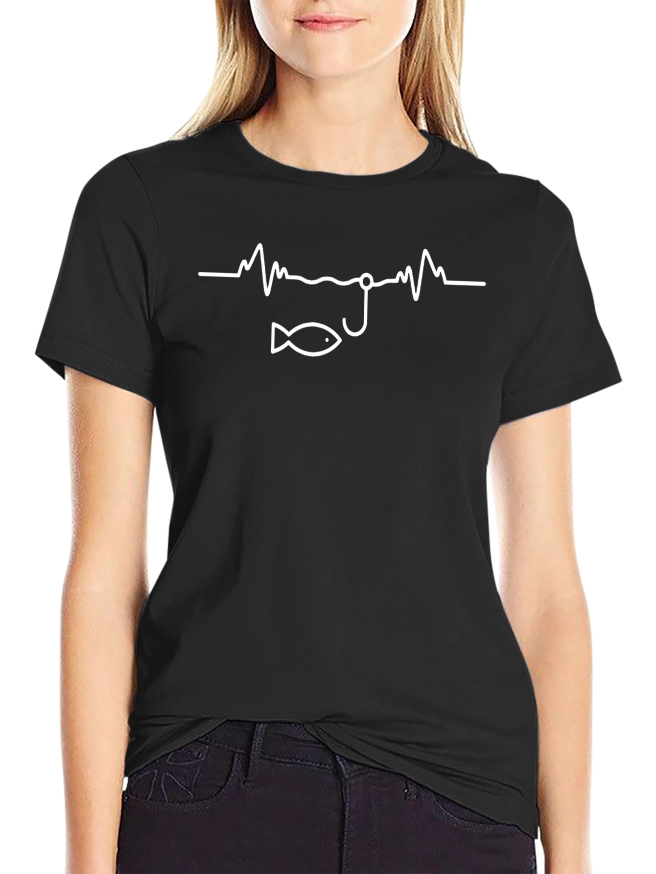 Fishing Heartbeat T-Shirt - Anglers Passion