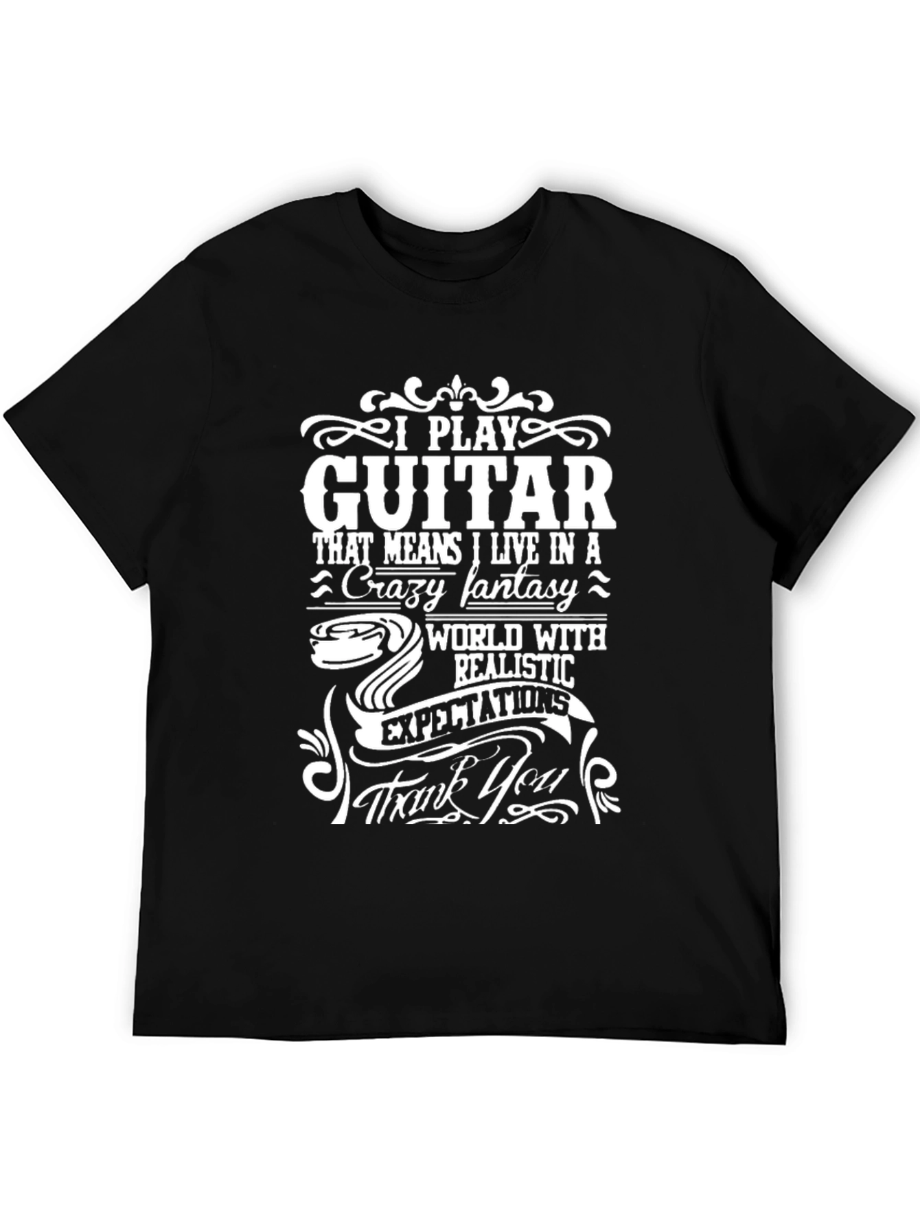 I Play Guitar Funny Graphic T-Shirt