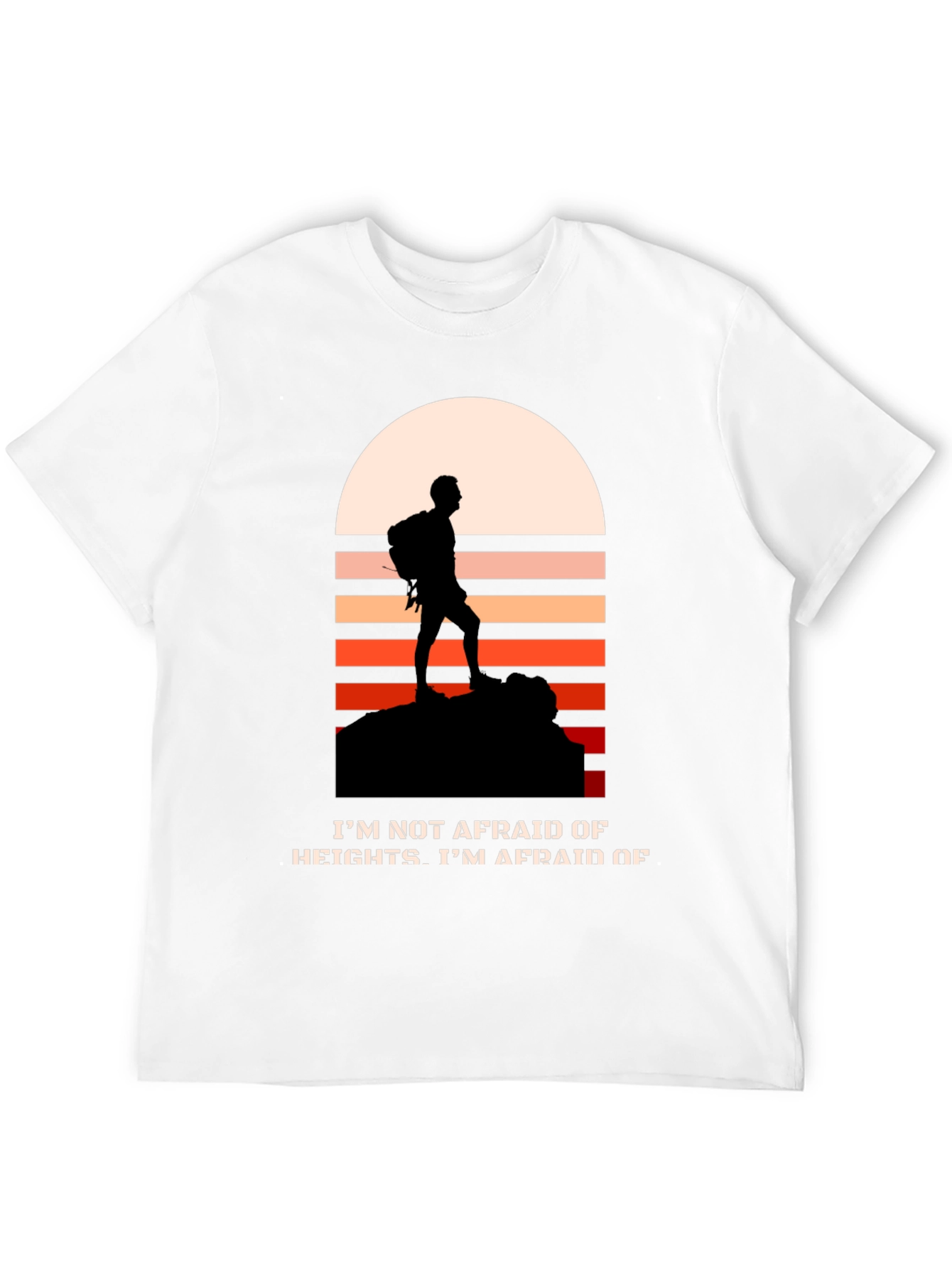 Hiking Lover T-Shirt - Not Afraid of Heights
