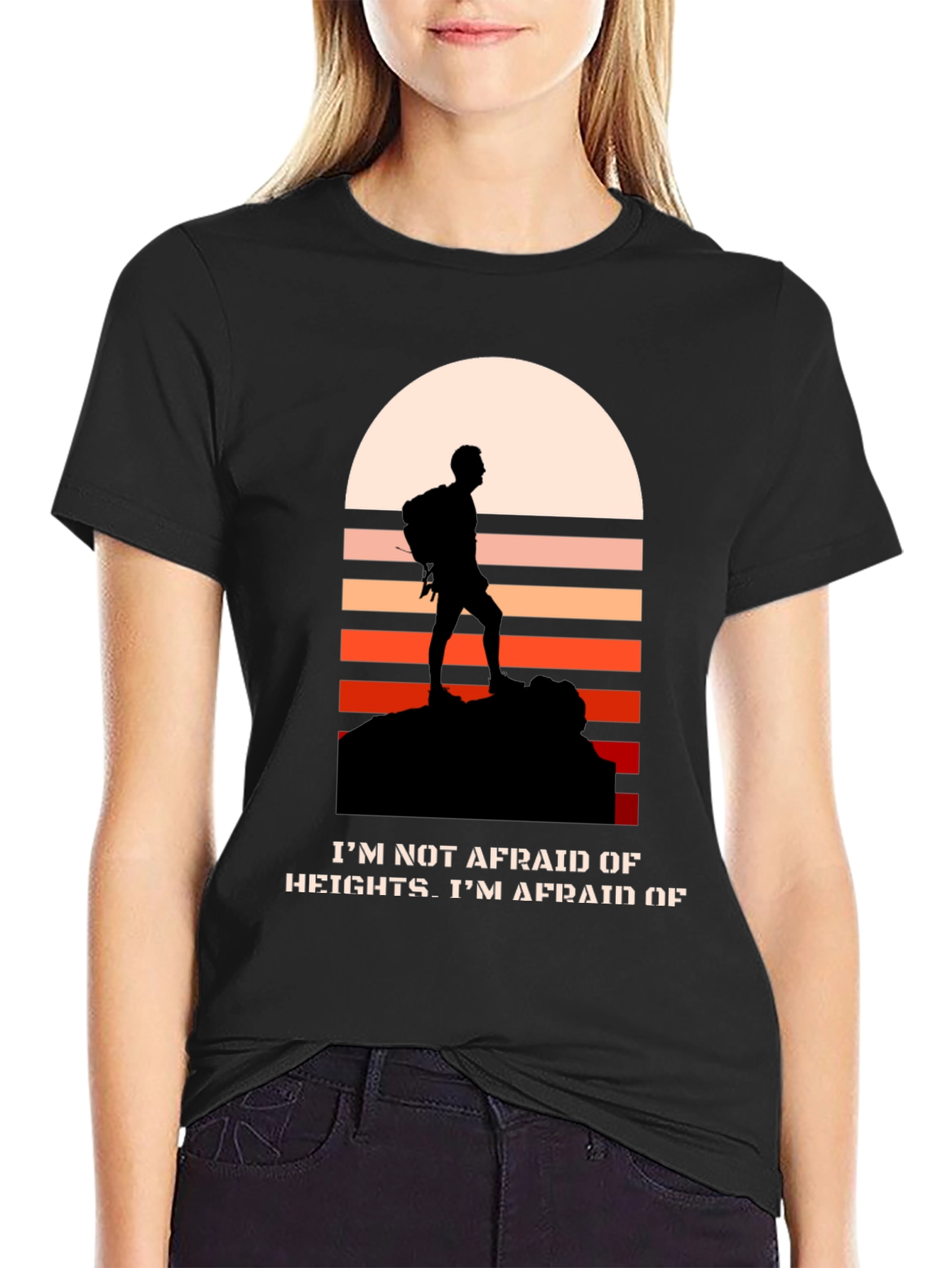 Hiking Lover T-Shirt - Not Afraid of Heights