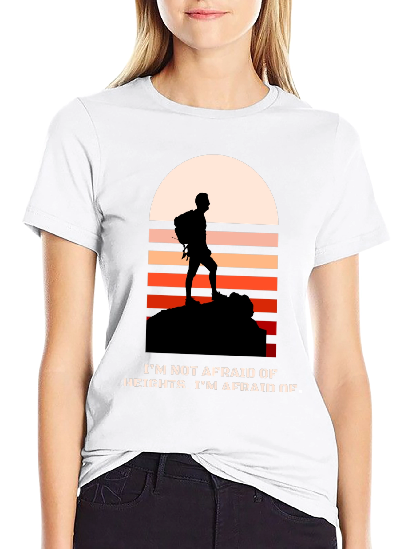 Hiking Lover T-Shirt - Not Afraid of Heights