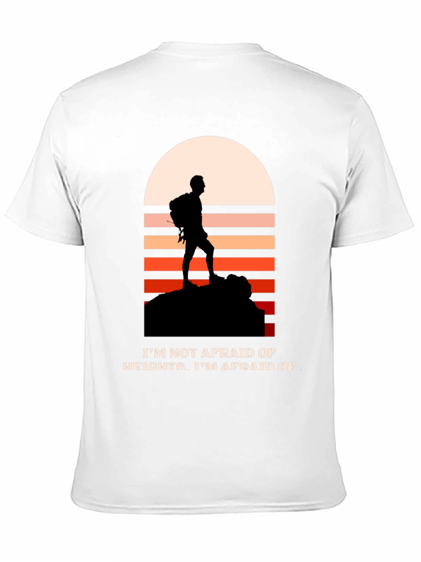 Hiking Lover T-Shirt - Not Afraid of Heights