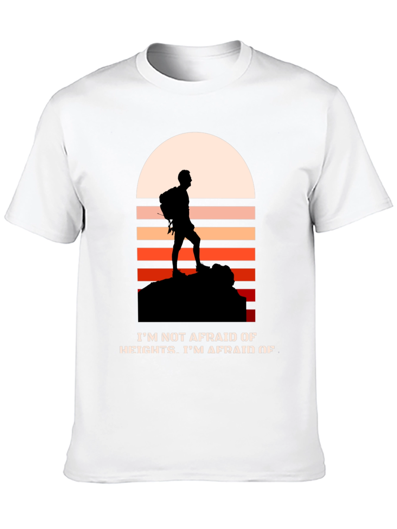 Hiking Lover T-Shirt - Not Afraid of Heights